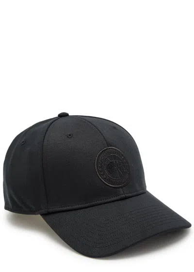 Canada Goose Arctic Logo-appliquéd Twill Cap In Black