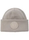 Canada Goose Arctic Ribbed-knit Wool Beanie In Sand