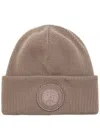 Canada Goose Arctic Ribbed Wool Beanie In Brown