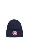 Canada Goose Arctic Disc Wool Beanie In Blue