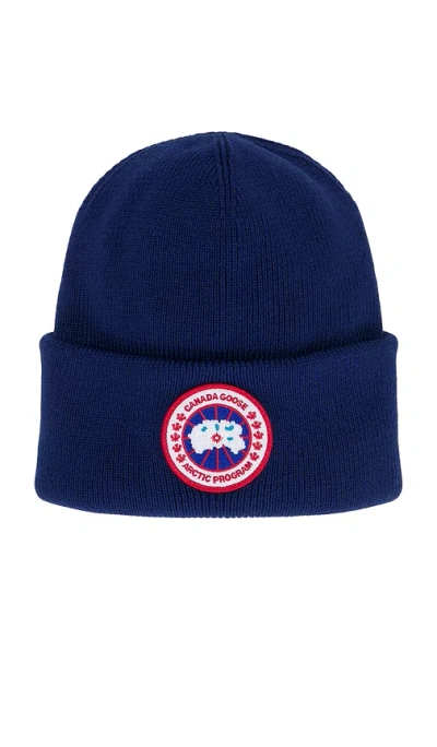 Canada Goose Arctic Toque Beanie In Oxford Navy & Marine Oxford