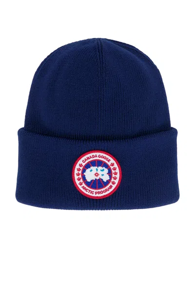 Canada Goose Arctic Toque Beanie In Oxford Navy & Marine Oxford