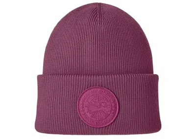 Pre-owned Canada Goose Arctic Toque Garment Dye Beanie In City Magenta