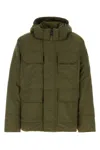 Canada Goose Army Green Cotton Blend Maitland Down Jacket In Green