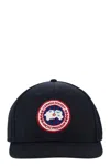 Canada Goose Logo Embroidery Cap Hats Black