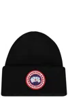 Canada Goose Cuffia Arctic In Lana Nera Uomo In Black