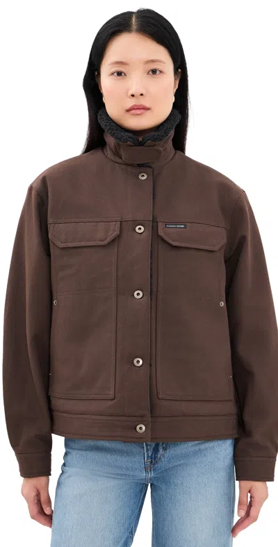 Canada Goose Ash Jacket Terra/black In Brown