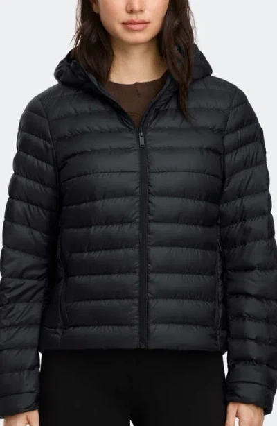 Canada Goose Athera Water Repellent Hooded Down Jacket In Black