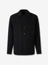 Canada Goose Balas Button-fastening Patch-pocket Overshirt In Black