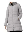 Canada Goose Aurora Hooded Parka Coat In Gray