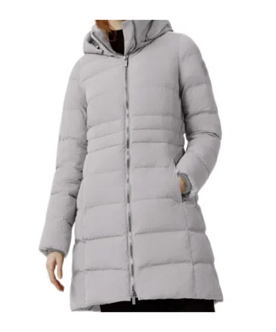 Canada Goose Aurora Hooded Parka Coat In Gray