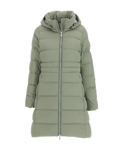 Canada Goose Aurora Hooded Parka Coat In Green