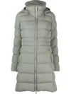 Canada Goose Aurora Hooded Parka Coat In Grün