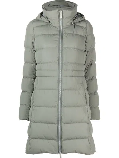 Canada Goose Aurora Hooded Parka Coat In Grün
