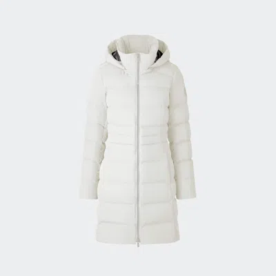 Canada Goose Aurora Parka In White