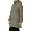 Canada Goose Aurora Water Repellent Hooded 750 Fill Power Down Parka In Green