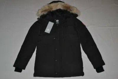 Pre-owned Canada Goose Authentic  Men's Carson Down Parka Black All Sizes Brand
