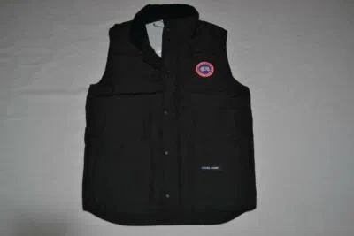 Pre-owned Canada Goose Authentic  Mens Freestyle Crew Vest Black All Sizes Brand