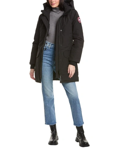 Pre-owned Canada Goose Authentic  Women's Trillium Parka Coat Black Size Xl