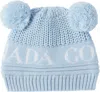 Canada Goose Baby Blue Double Pom Beanie In Blue