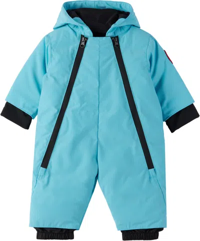 Canada Goose Baby Blue Lamb Down Snowsuit In 1669 Acguarius