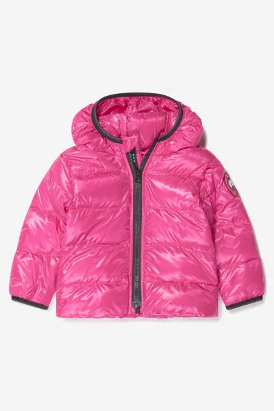 Canada Goose Kids' Baby Girls Crofton Down Hooded Jacket 6 - 12 Mths Pink