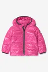 CANADA GOOSE BABY GIRLS CROFTON DOWN HOODED JACKET 6 - 12 MTHS PINK