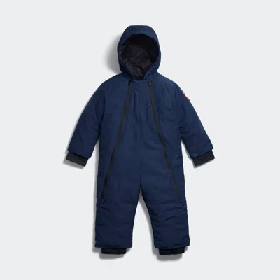 Canada Goose Baby Lamb Snowsuit In Blue