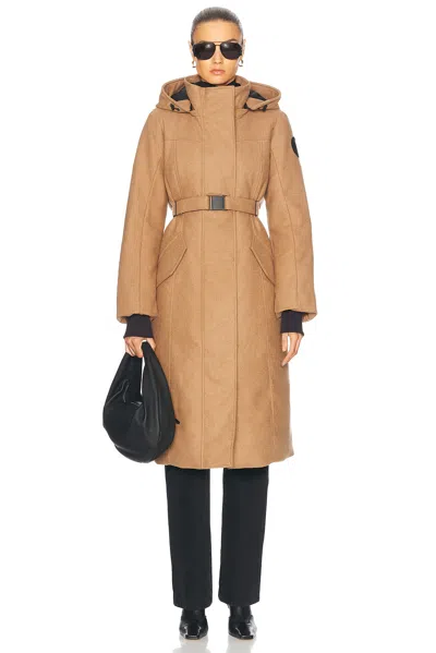 Canada Goose Bala Parka Wool In Caramel Melange