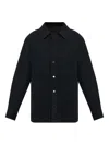 Canada Goose Balas Button-fastening Patch-pocket Overshirt In Black