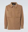 Canada Goose Balas Wool Overshirt In Brown