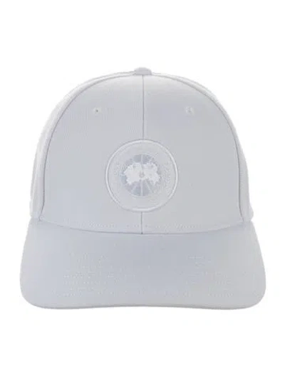 Pre-owned Canada Goose Baseball Cap In White