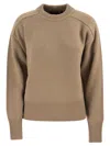 Canada Goose Baysville Wool Crewneck Sweater In Camel