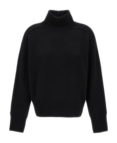 Canada Goose Baysville Turtleneck Wool Jumper In Black