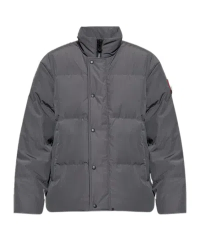 Canada Goose Quilted Puffer Jacket In Gray