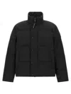 Canada Goose Bayview Logo Patch Down Jacket In Black