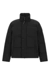 Canada Goose Logo-patch Padded Jacket In Black