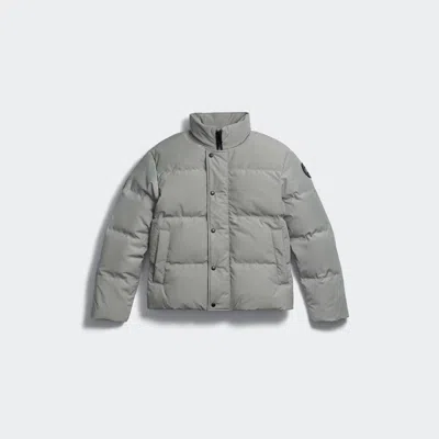 Canada Goose Bayview Parka Black Disc In Stratus Grey
