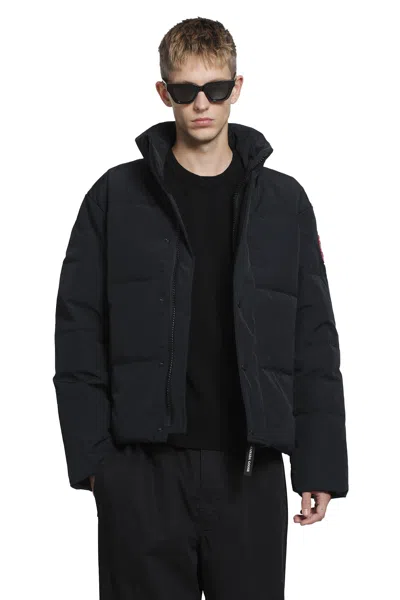 Canada Goose Bayview Parka In Blue