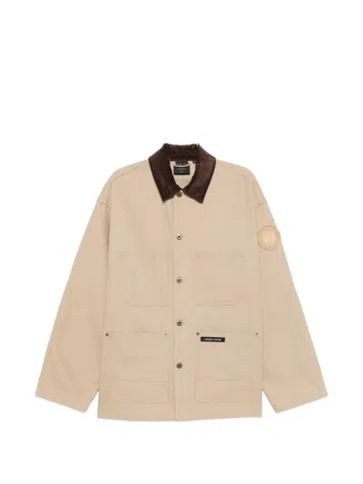 Canada Goose Beaumont Corduroy-collar Jacket In Nude