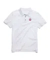 Canada Goose White Short-sleeve Polo Shirt With Traditional Collar In White
