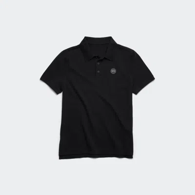 Canada Goose Men Beckley Cotton Polo Shirt In Black