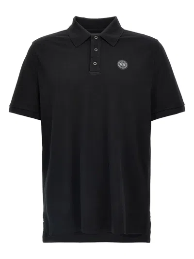 Canada Goose 'beckley' Polo Shirt In Black