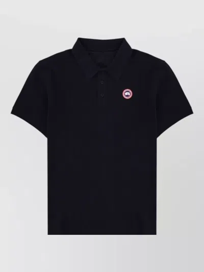 Canada Goose Lanvin Grey Embroidered Logo Cotton Sweatshirt In Black