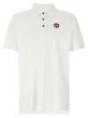 Canada Goose White Short-sleeve Polo Shirt With Traditional Collar In White