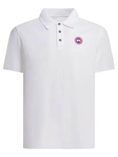 Canada Goose Beckley Polo White Cotton Shirt