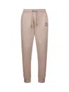 Canada Goose Men Beige Cotton Huron Sweatpants