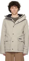 Canada Goose Beige Lockeport Jacket In 432