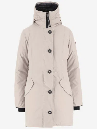Canada Goose Rossclair Down Parka In Grey