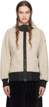 Canada Goose Simcoe Fleece Zip-up Hooded Jacket In 950 Light Tan-tan Cl